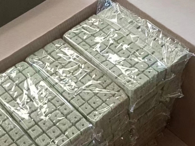 海南周總訂做的育苗巖棉基質裝箱發貨